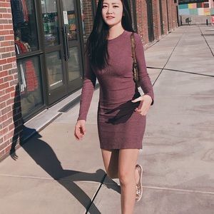 Knit bodycon dress